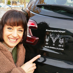 Autoaufkleber "Mei Opa der is Jaga"