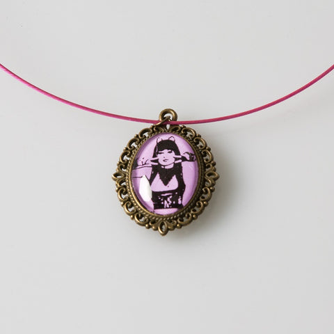 Halsreif - Vintage mit Bild