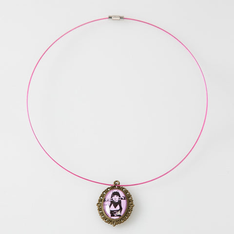 Halsreif - Vintage mit Bild